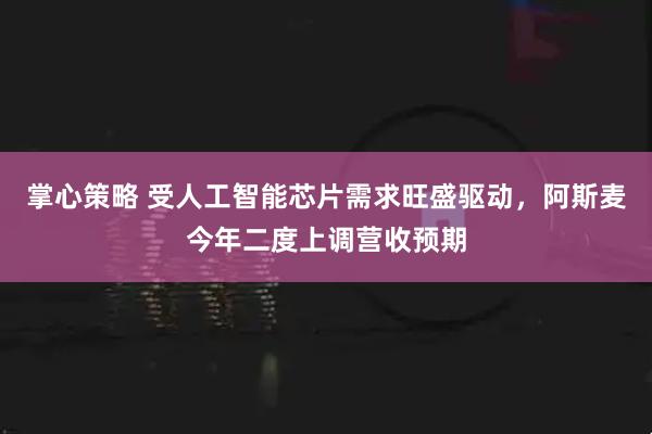 掌心策略 受人工智能芯片需求旺盛驱动，阿斯麦今年二度上调营收预期